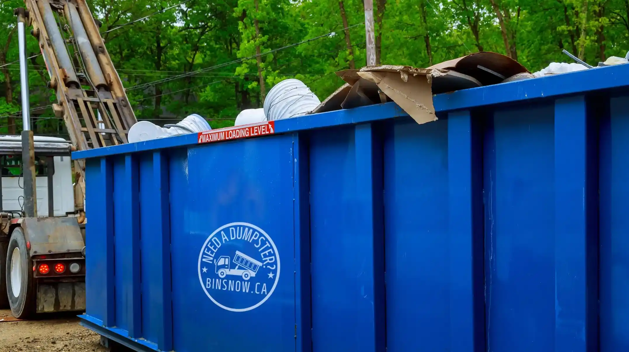 Blu dumpster, recycle waste recycling container trash